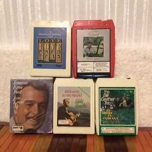 5 Untested Gospel 8 Track Tapes.